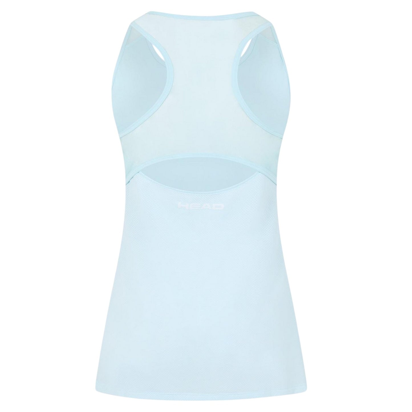 Blue - Back - Head Womens-Ladies Spirit Scoop Neck Tank Top