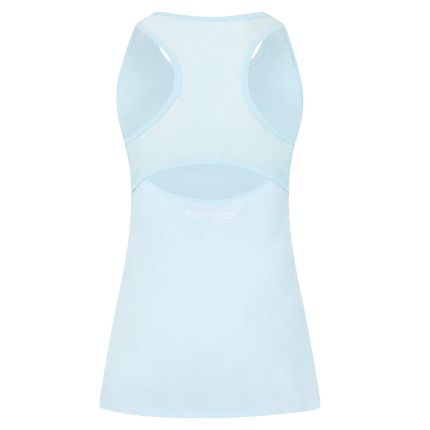 Blue - Back - Head Womens-Ladies Spirit Scoop Neck Tank Top