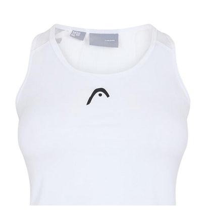 White - Lifestyle - Head Womens-Ladies Spirit Scoop Neck Tank Top