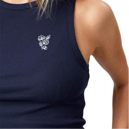 Midnight Blue - Lifestyle - Original Creator Womens-Ladies Slim Vest Top