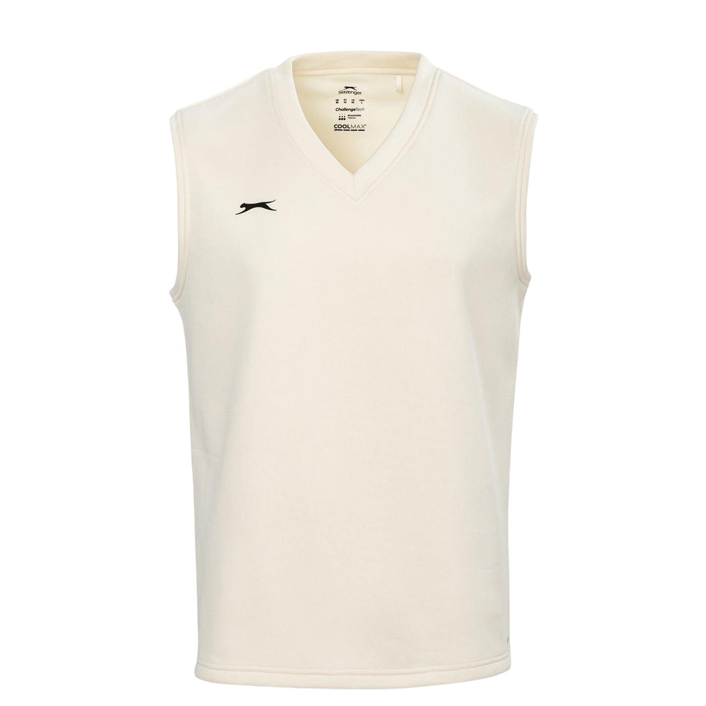 Cream - Front - Slazenger Mens Cricket Sweater Vest