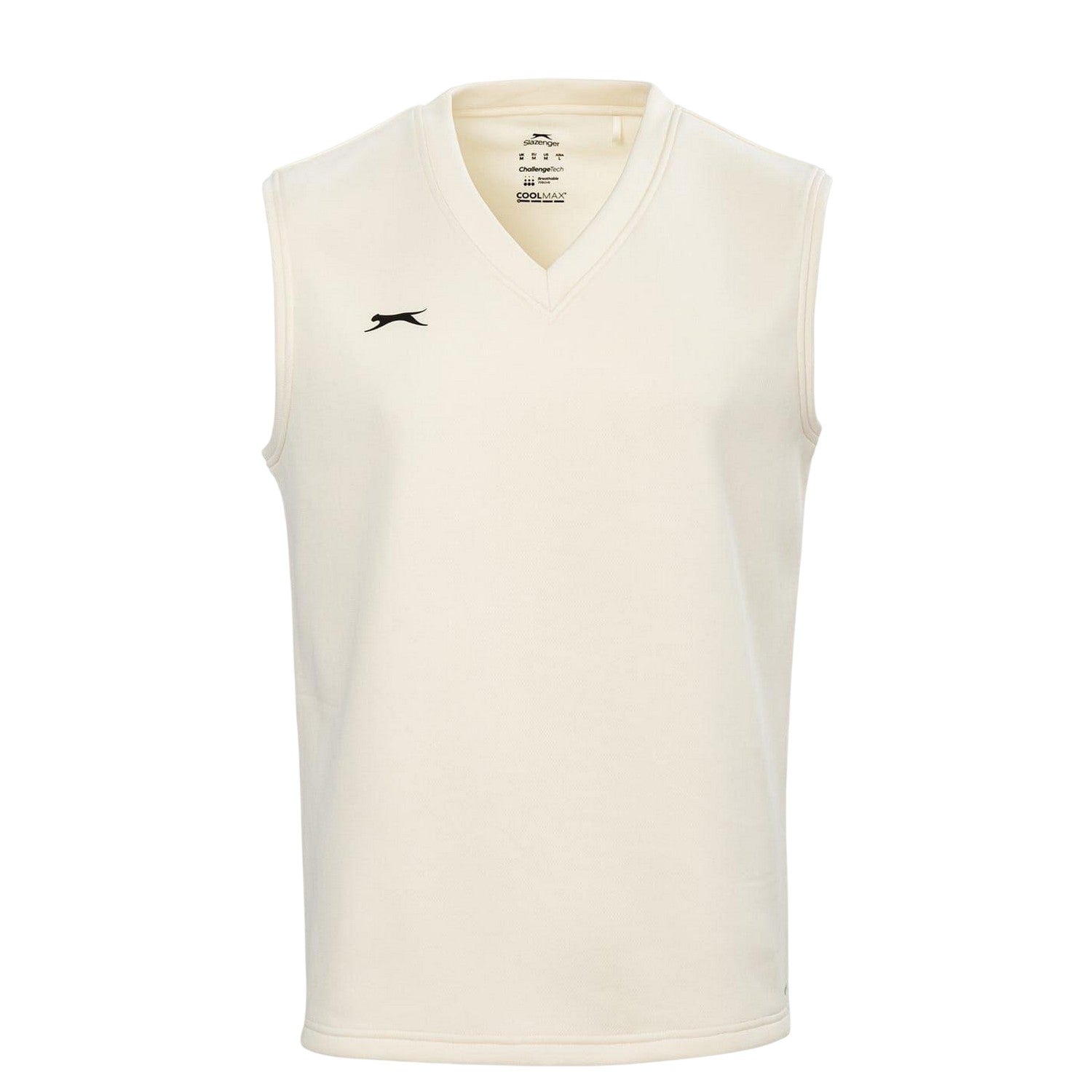 Cream - Front - Slazenger Mens Cricket Sweater Vest