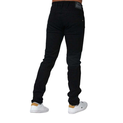 Black - Back - Replay Mens Anbass Slim Jeans