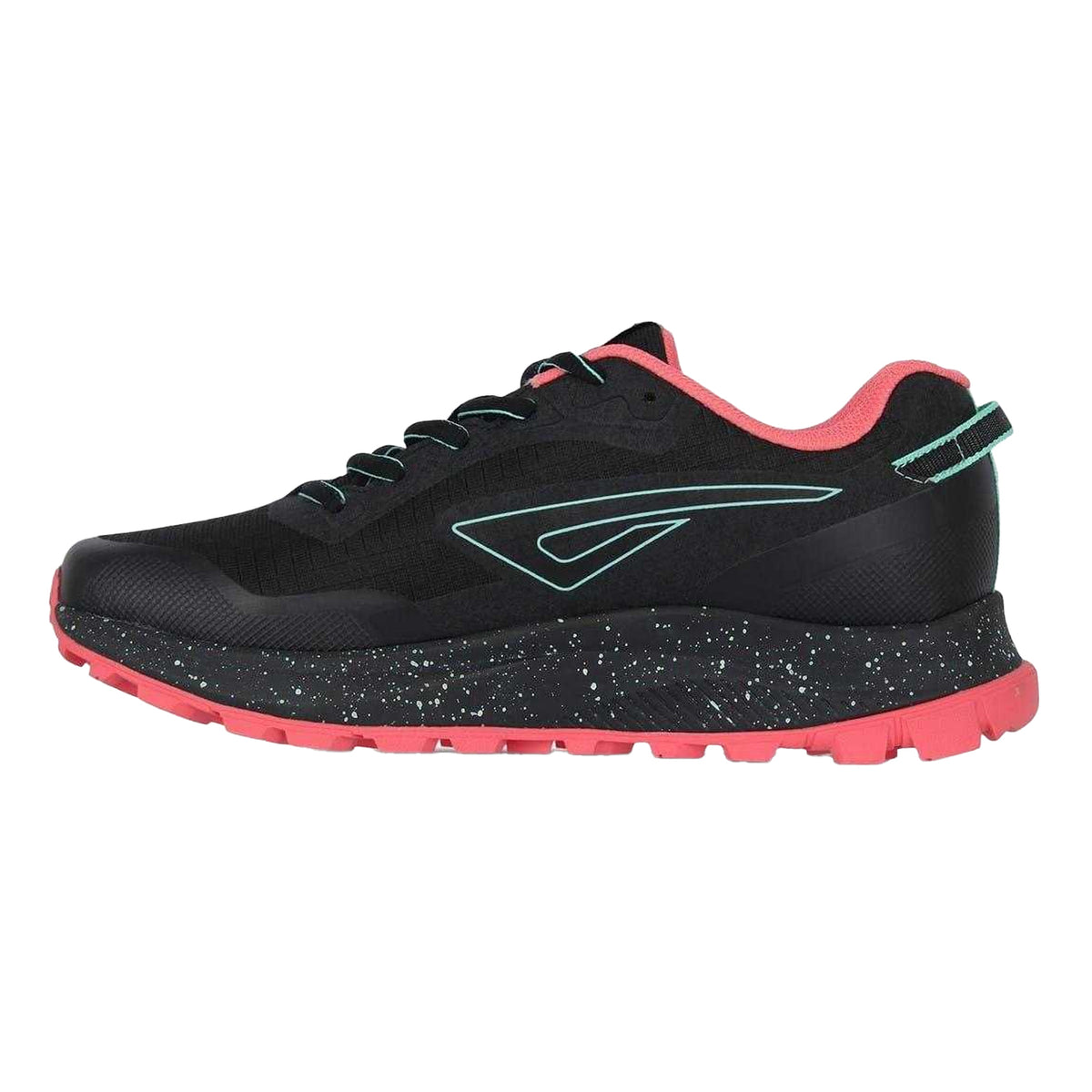 Black-Pink - Side - Karrimor Womens-Ladies Tempo Trail Running Trainers