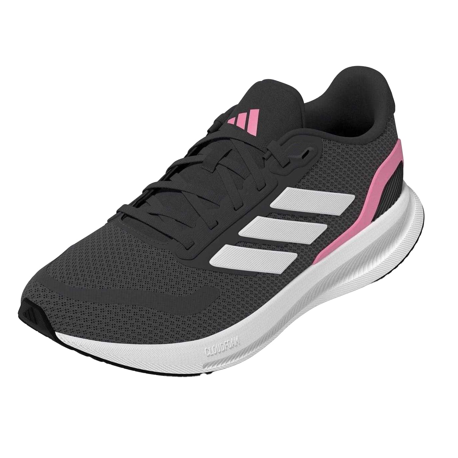 Dark Grey-Pink - Lifestyle - Adidas Womens-Ladies Runfalcon 5 Shoes