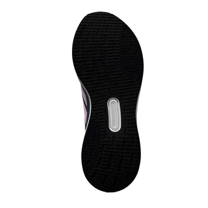 Dark Navy-White-Dark Lilac - Side - Adidas Womens-Ladies Runfalcon 5 Shoes