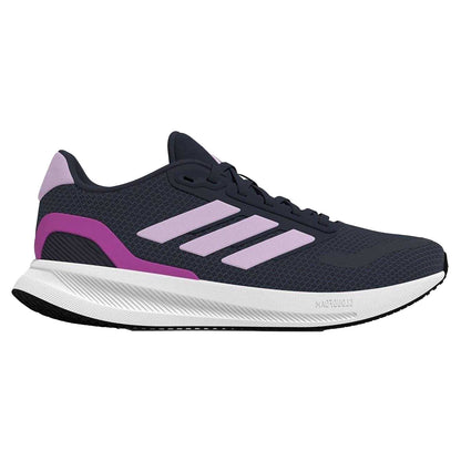 Navy-Pink-Gum - Front - Adidas Womens-Ladies Runfalcon 5 Shoes