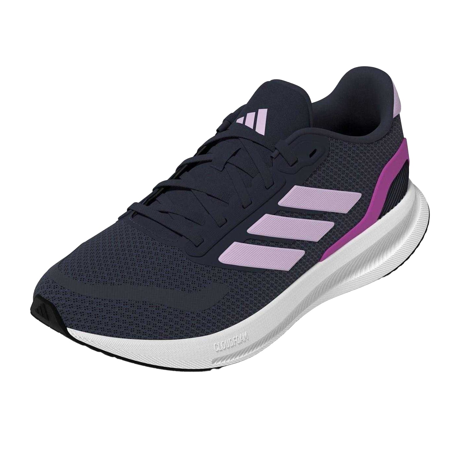 Navy-Pink-Gum - Lifestyle - Adidas Womens-Ladies Runfalcon 5 Shoes