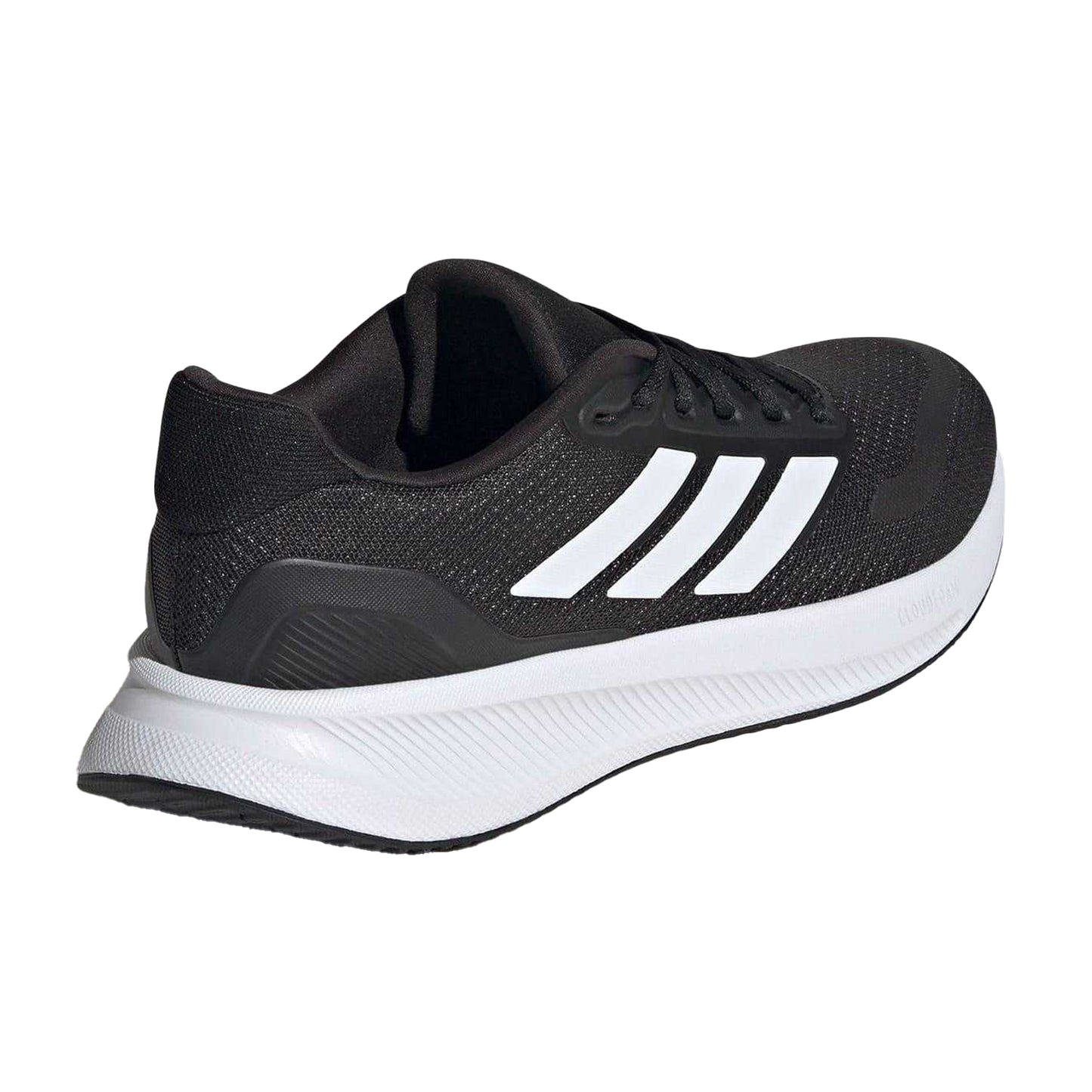 Black-White - Back - Adidas Womens-Ladies Runfalcon 5 Shoes