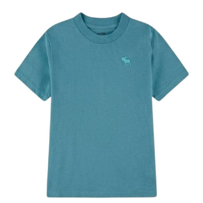 Multicoloured - Pack Shot - Abercrombie & Fitch Childrens-Kids Embroidered Logo T-Shirt (Pack of 3)