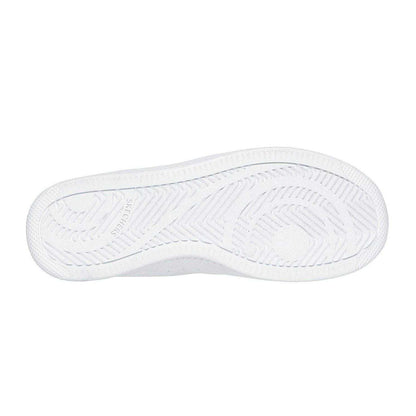 White - Lifestyle - Skechers Womens-Ladies Court Leather Trainers