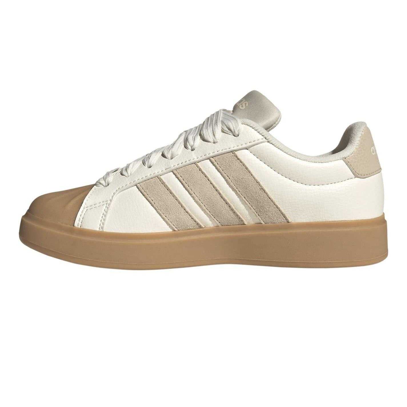 Linen - Lifestyle - Adidas Womens-Ladies Grand Court Stripes Trainers