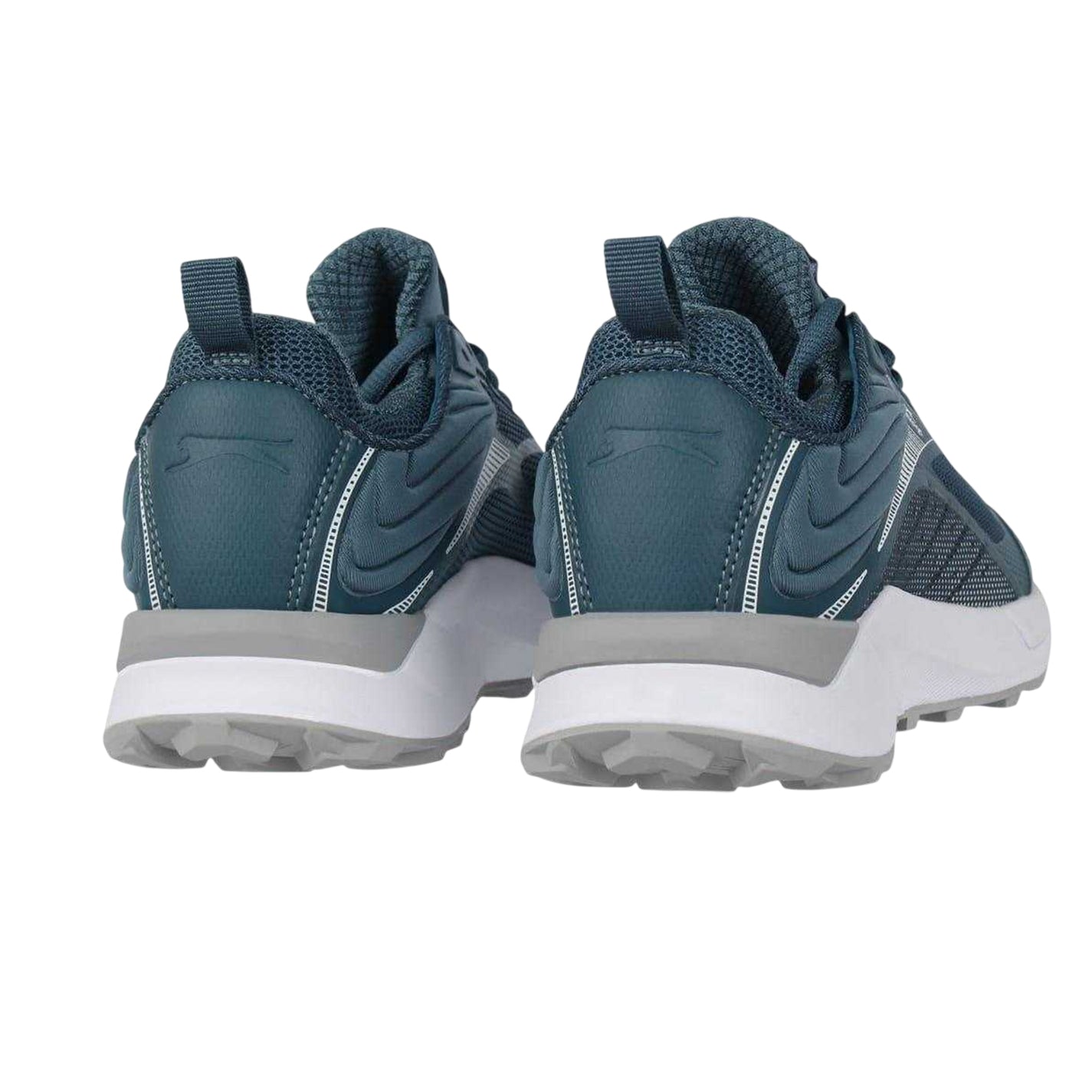 Blue-White - Back - Slazenger Womens-Ladies Hockey Shoes