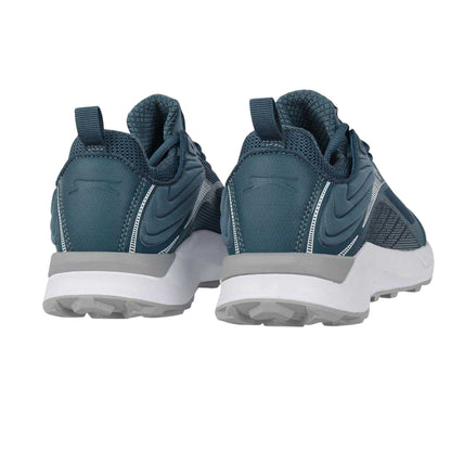 Blue-White - Back - Slazenger Womens-Ladies Hockey Shoes
