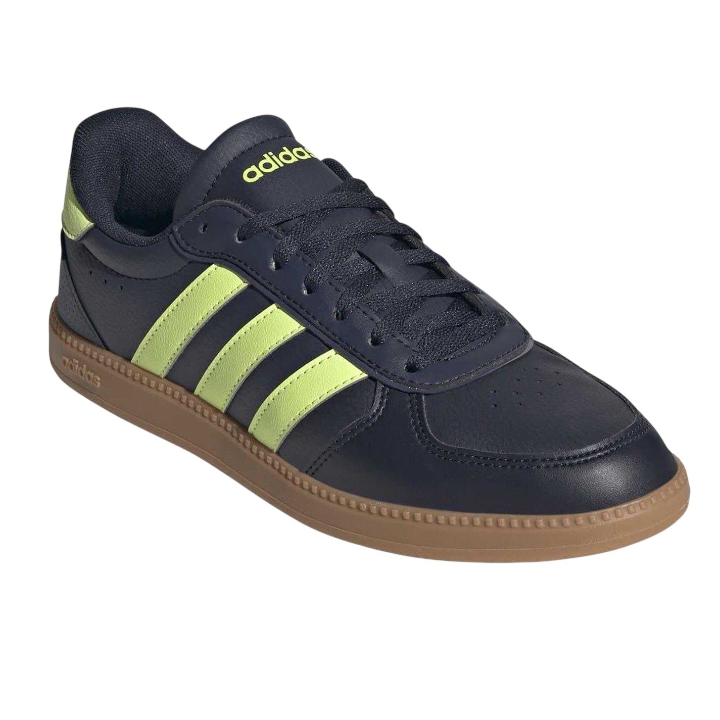 Ink-Yellow - Pack Shot - Adidas Womens-Ladies Breaknet Trainers