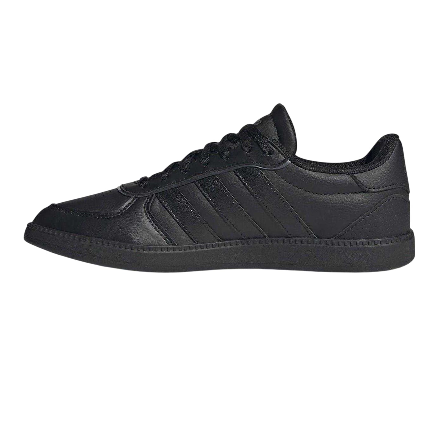 Triple Black - Side - Adidas Womens-Ladies Breaknet Trainers