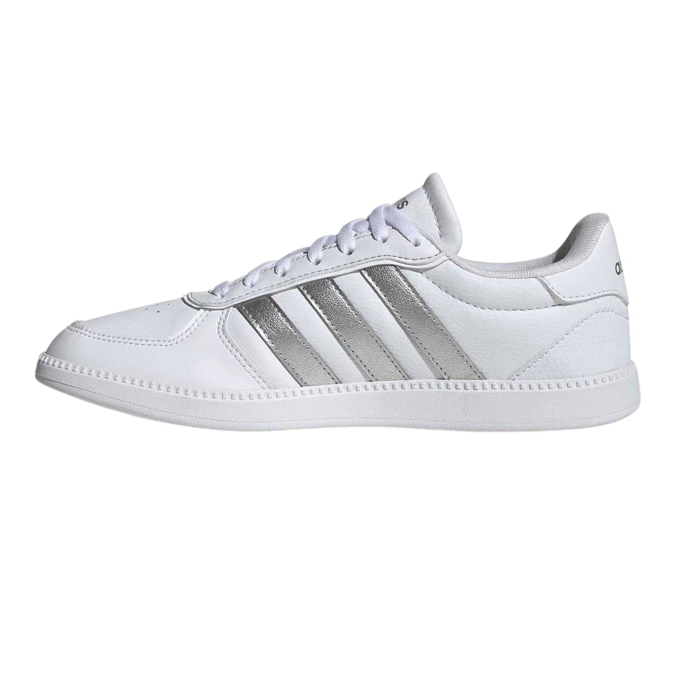 White - Side - Adidas Womens-Ladies Breaknet Trainers
