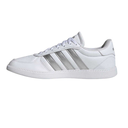 White - Side - Adidas Womens-Ladies Breaknet Trainers
