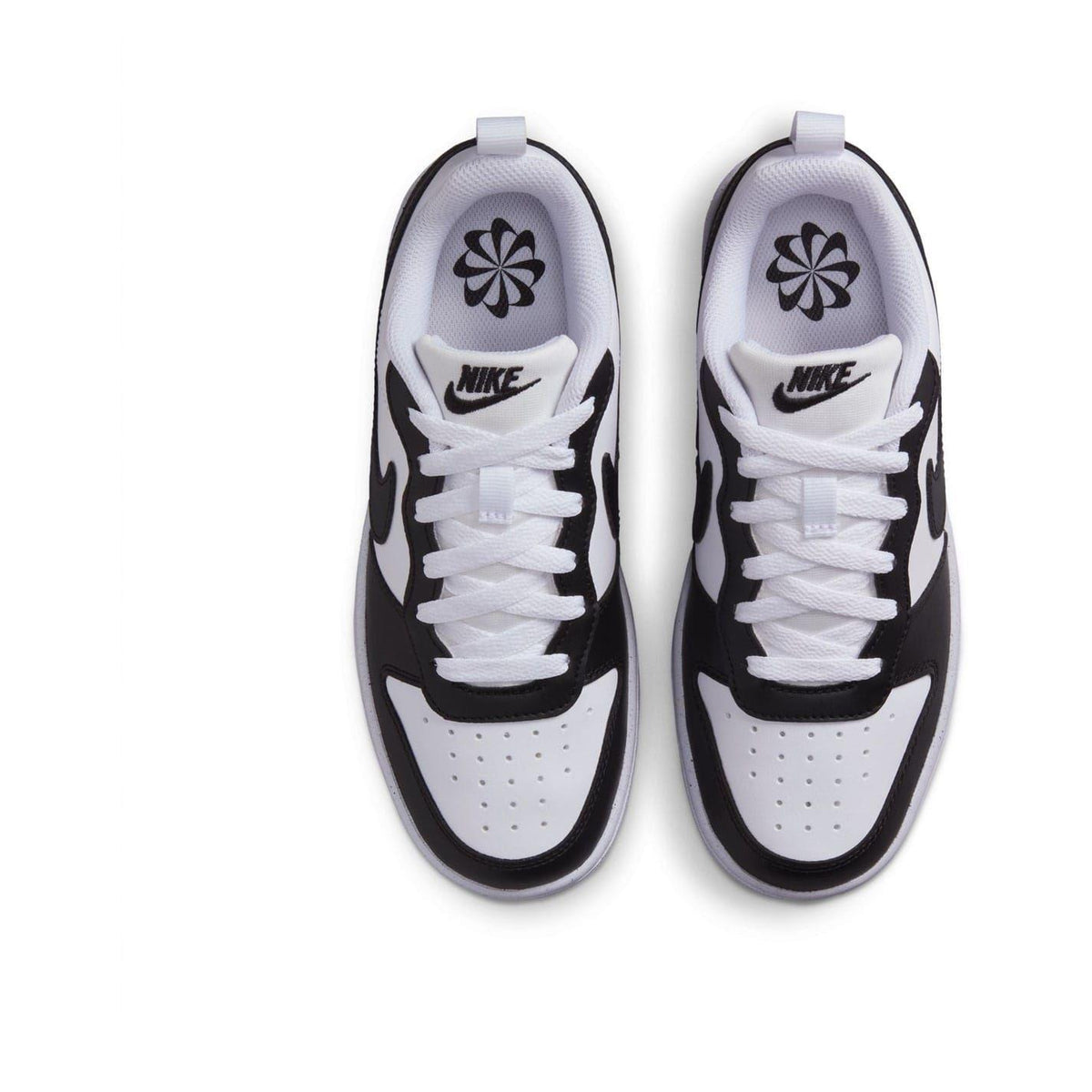 Panda - Pack Shot - Nike Childrens-Kids Borough Low Recraft Leather Flat Trainers