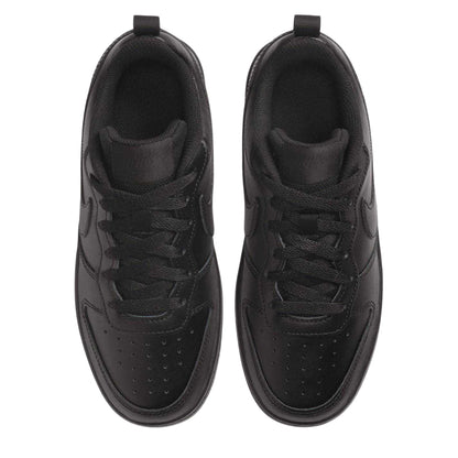 Triple Black - Lifestyle - Nike Childrens-Kids Borough Low Recraft Leather Flat Trainers