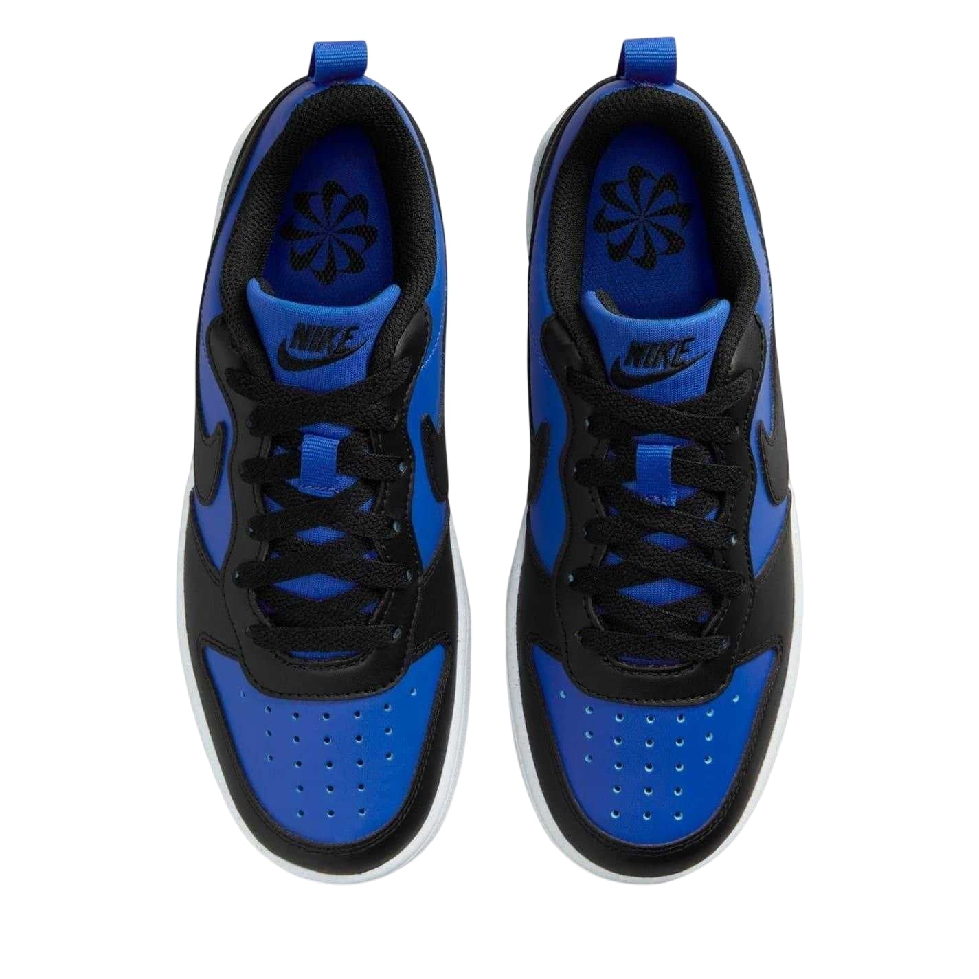 Royal Blue-Black - Lifestyle - Nike Childrens-Kids Borough Low Recraft Leather Flat Trainers