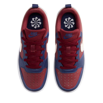 Red-Blue Black - Lifestyle - Nike Childrens-Kids Borough Low Recraft Leather Flat Trainers