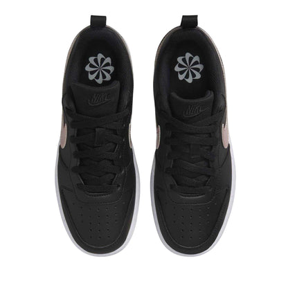 Black-Brown Bronze - Lifestyle - Nike Childrens-Kids Borough Low Recraft Leather Flat Trainers