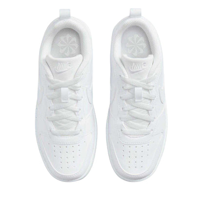 White - Lifestyle - Nike Childrens-Kids Borough Low Recraft Leather Flat Trainers