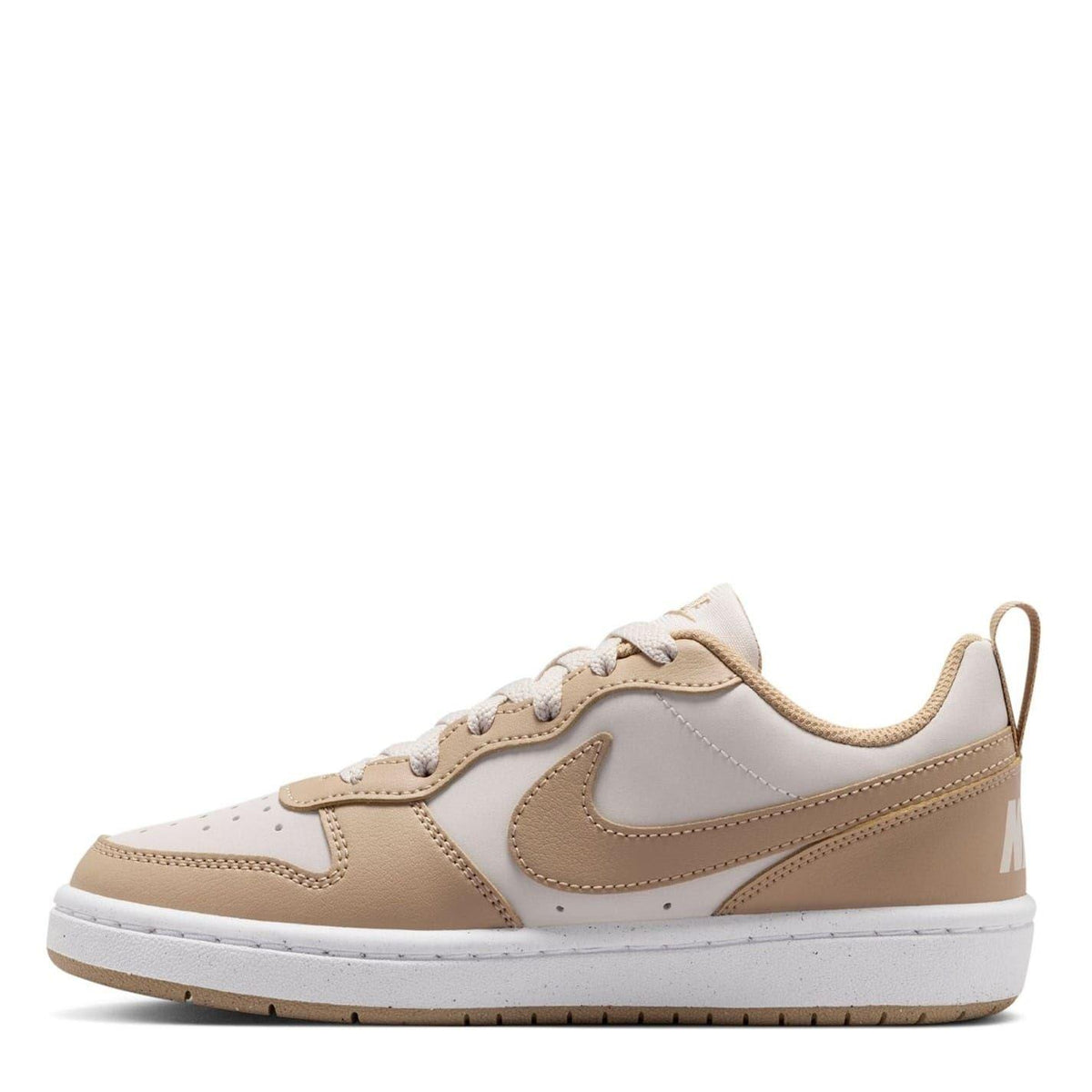 Phantom-Linen - Back - Nike Childrens-Kids Borough Low Recraft Leather Flat Trainers