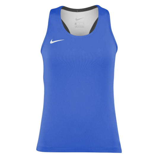 Royal Blue - Front - Nike Womens-Ladies Scoop Neck Tank Top