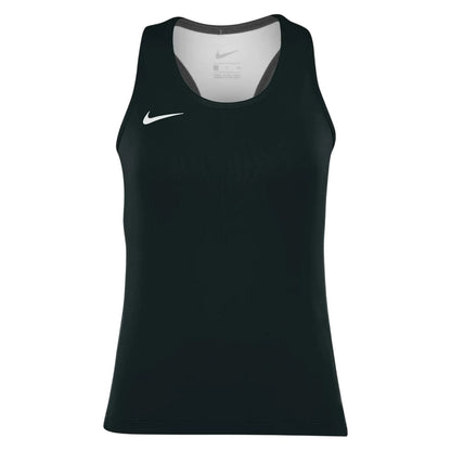 Black - Front - Nike Womens-Ladies Scoop Neck Tank Top