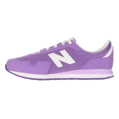 Lilac - Side - New Balance Womens-Ladies 515 Suede Flat Trainers