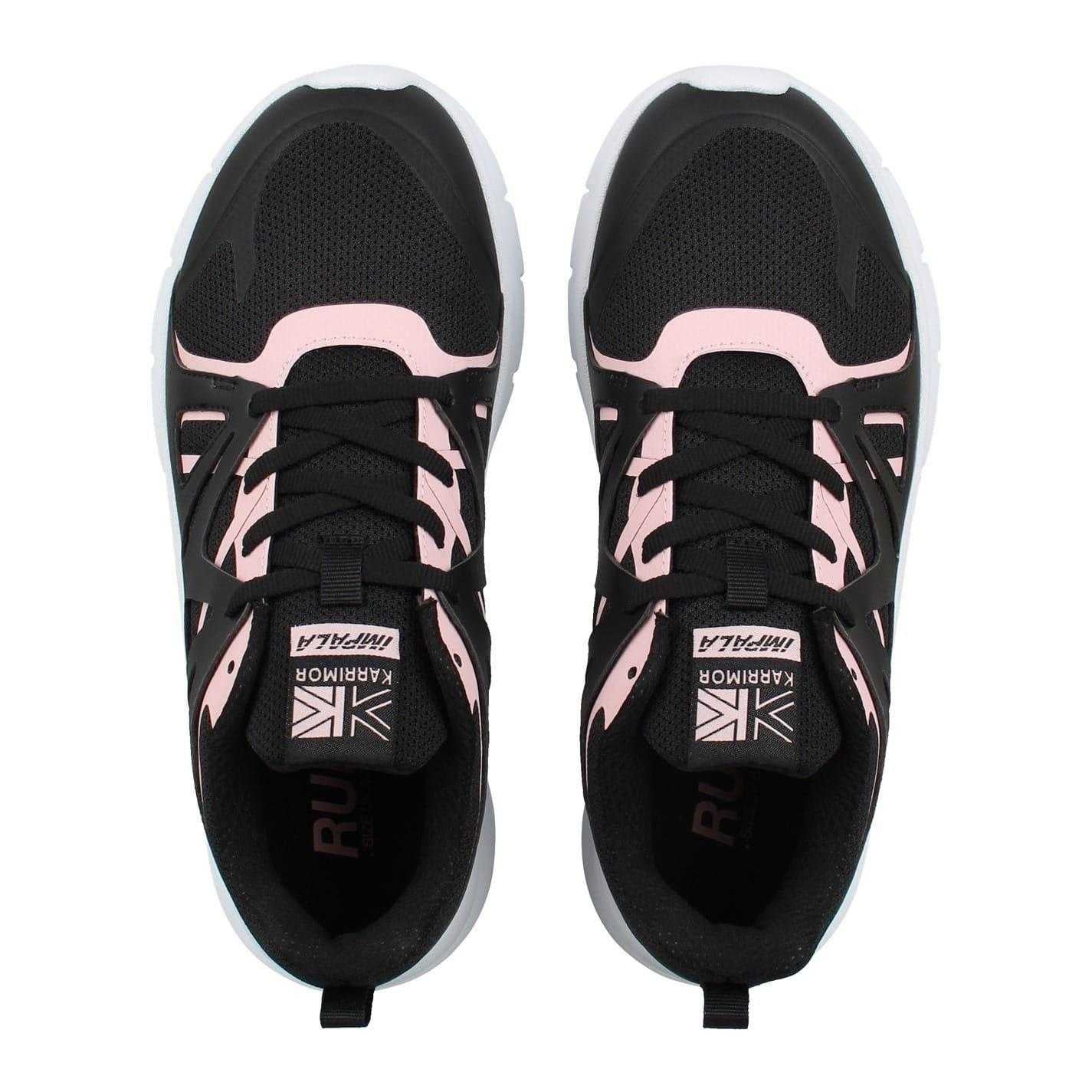 Black-Pink - Lifestyle - Karrimor Womens-Ladies Impala Leather Trainers