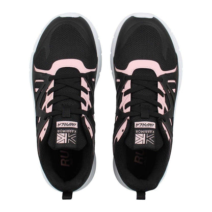 Black-Pink - Lifestyle - Karrimor Womens-Ladies Impala Leather Trainers