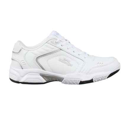 White - Front - Slazenger Womens-Ladies Tennis Shoes