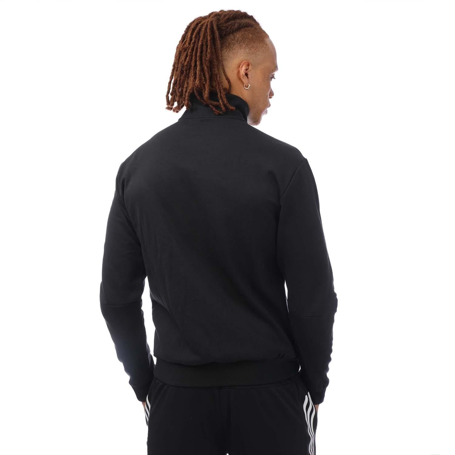Black - Back - Adidas Mens 4CMTE Track Top