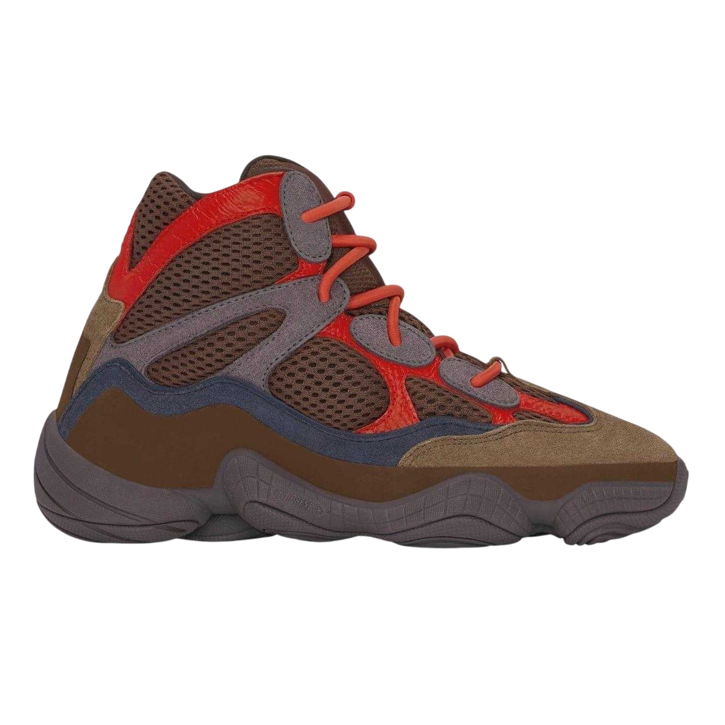 Sumac Red - Front - Yeezy Childrens-Kids 500 Leather Boots