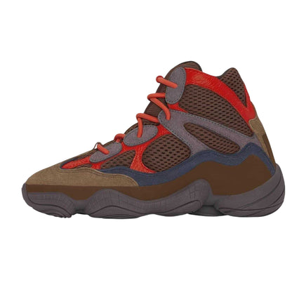 Sumac Red - Side - Yeezy Childrens-Kids 500 Leather Boots