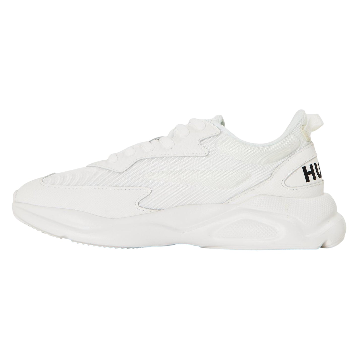 White - Back - Hugo Womens-Ladies Leon Runn Trainers