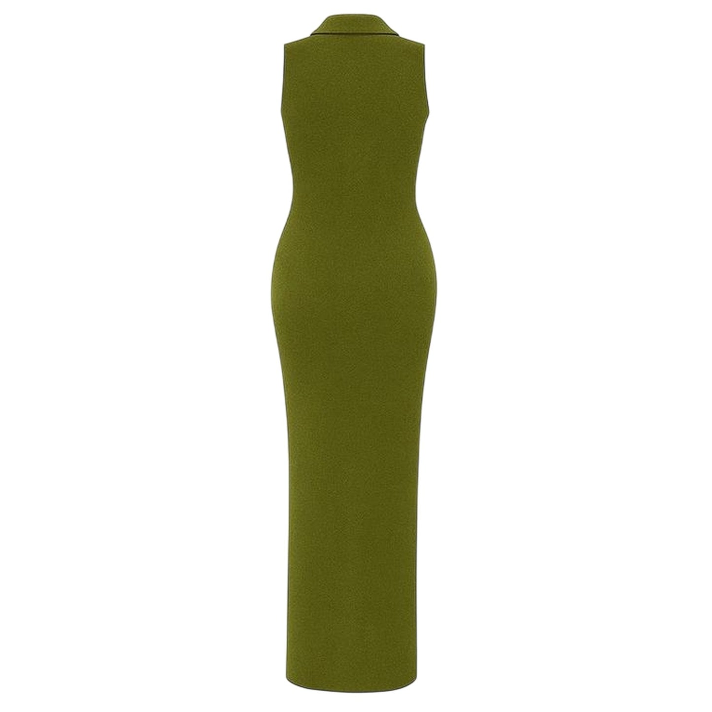 Army Khaki - Back - I Saw It First Womens-Ladies Maxi Dress