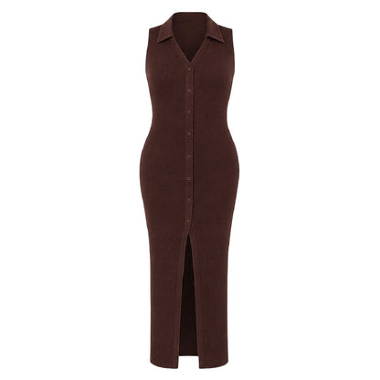 Chocolate - Front - I Saw It First Womens-Ladies Maxi Dress