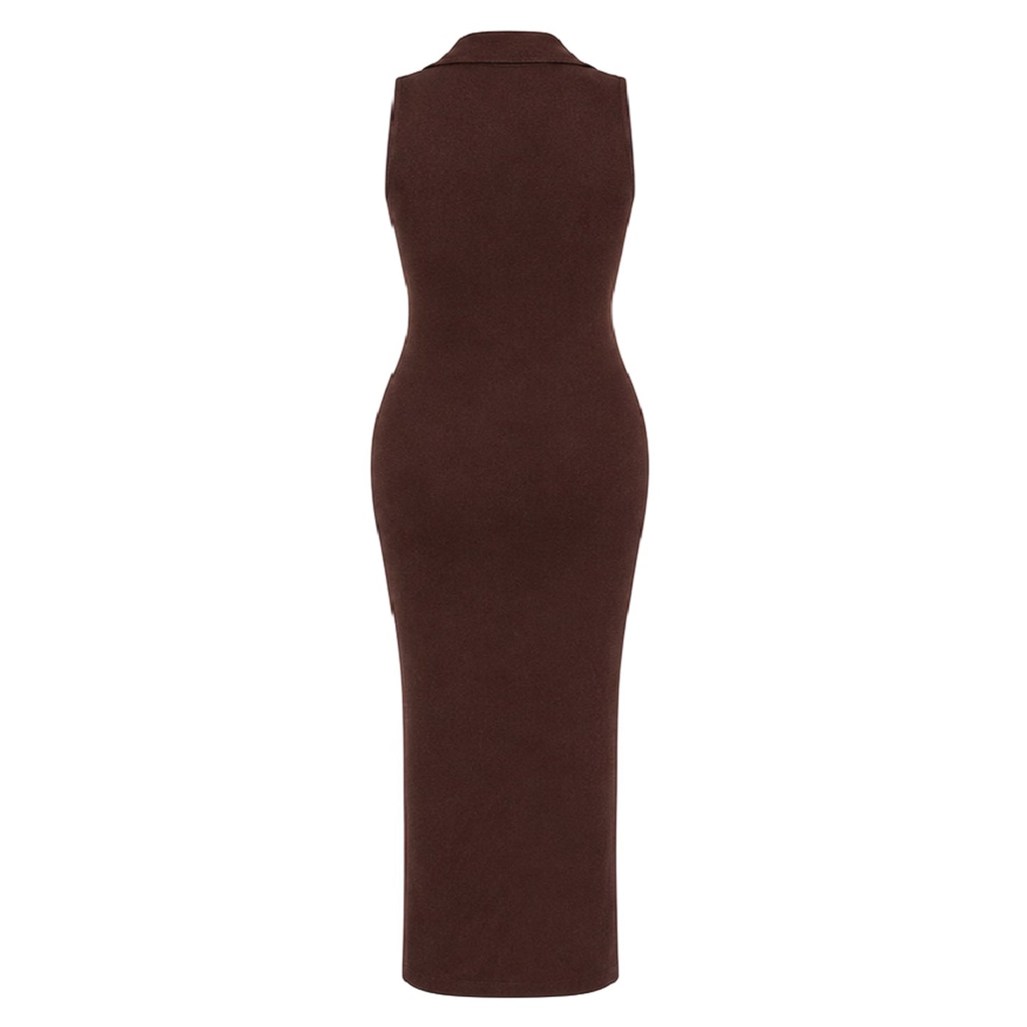 Chocolate - Back - I Saw It First Womens-Ladies Maxi Dress