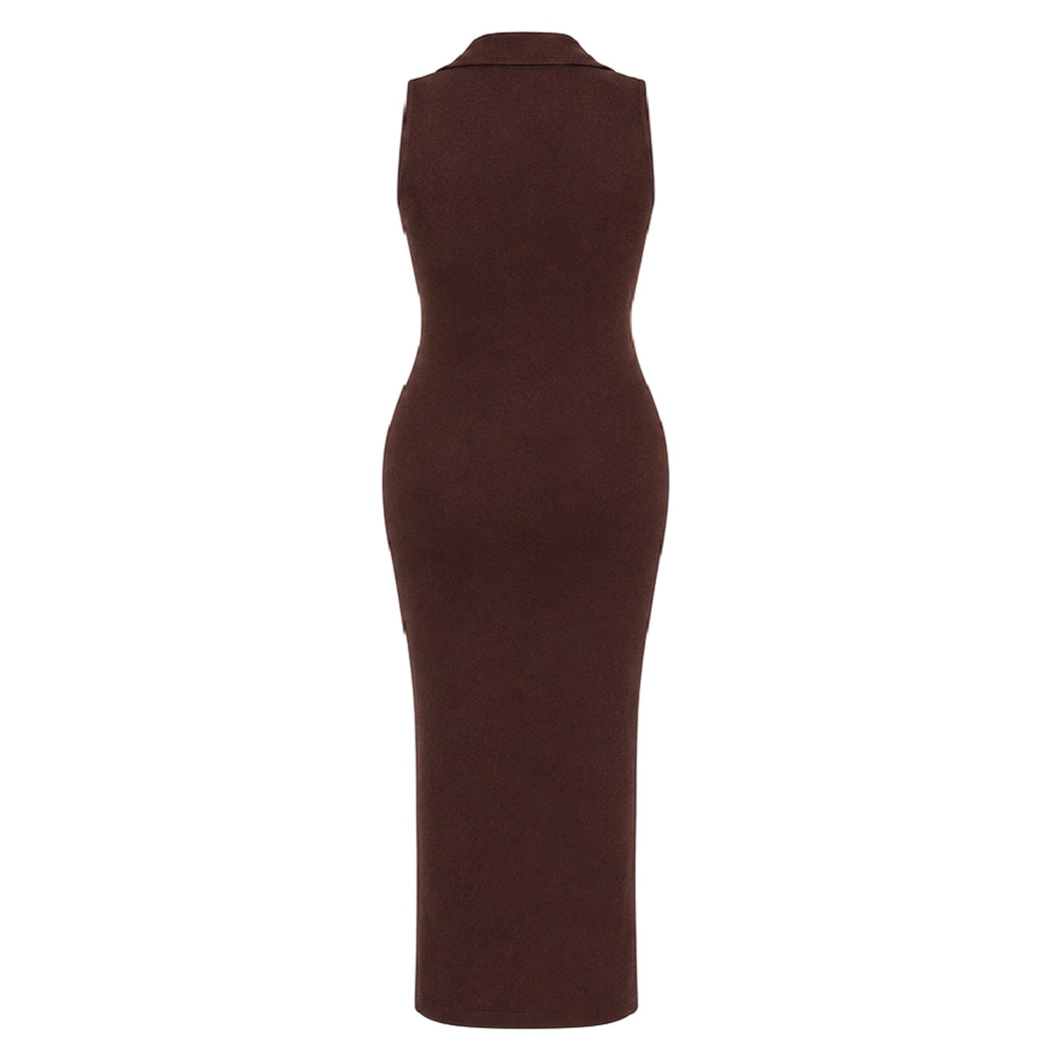 Chocolate - Back - I Saw It First Womens-Ladies Maxi Dress