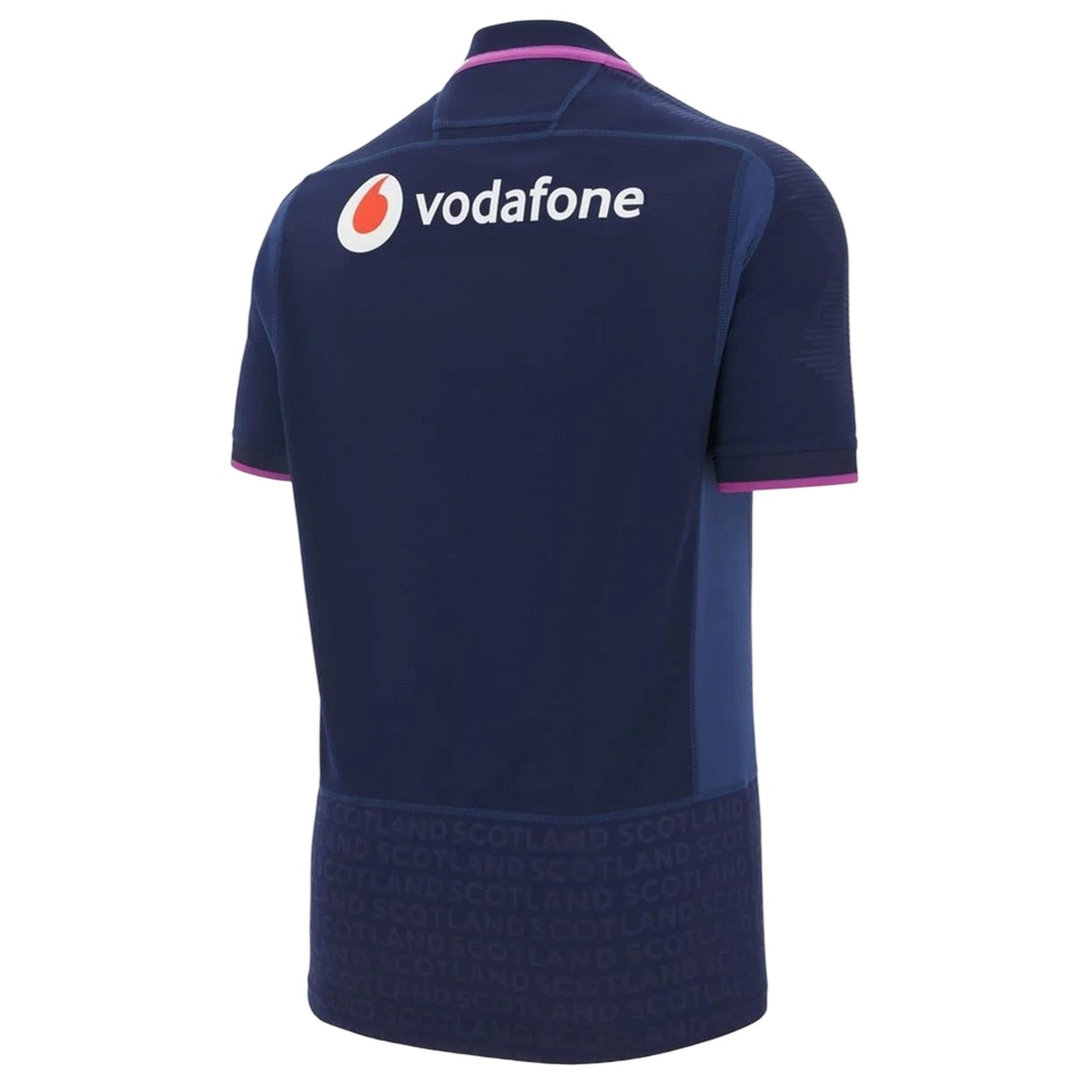 Navy - Back - Scotland RU Childrens-Kids 2025-2026 Crest Home Shirt