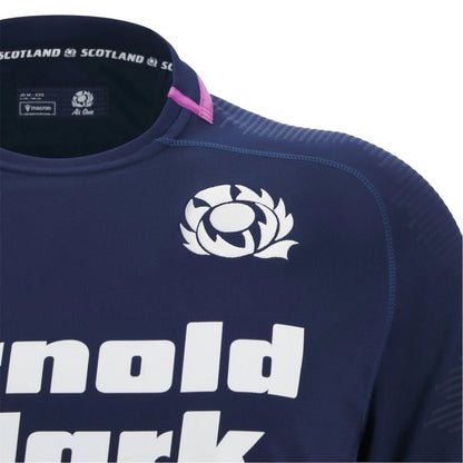 Navy - Side - Scotland RU Childrens-Kids 2025-2026 Crest Home Shirt