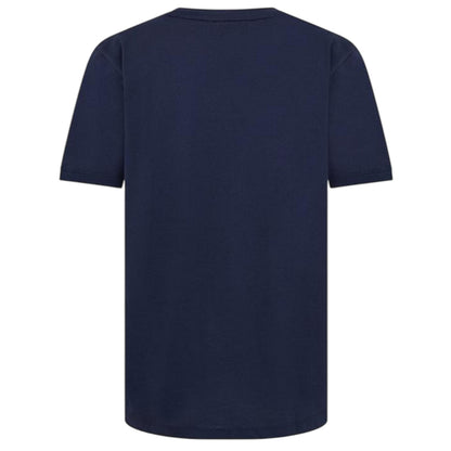 Dark Blue - Back - Hugo Mens Patch Logo Regular T-Shirt
