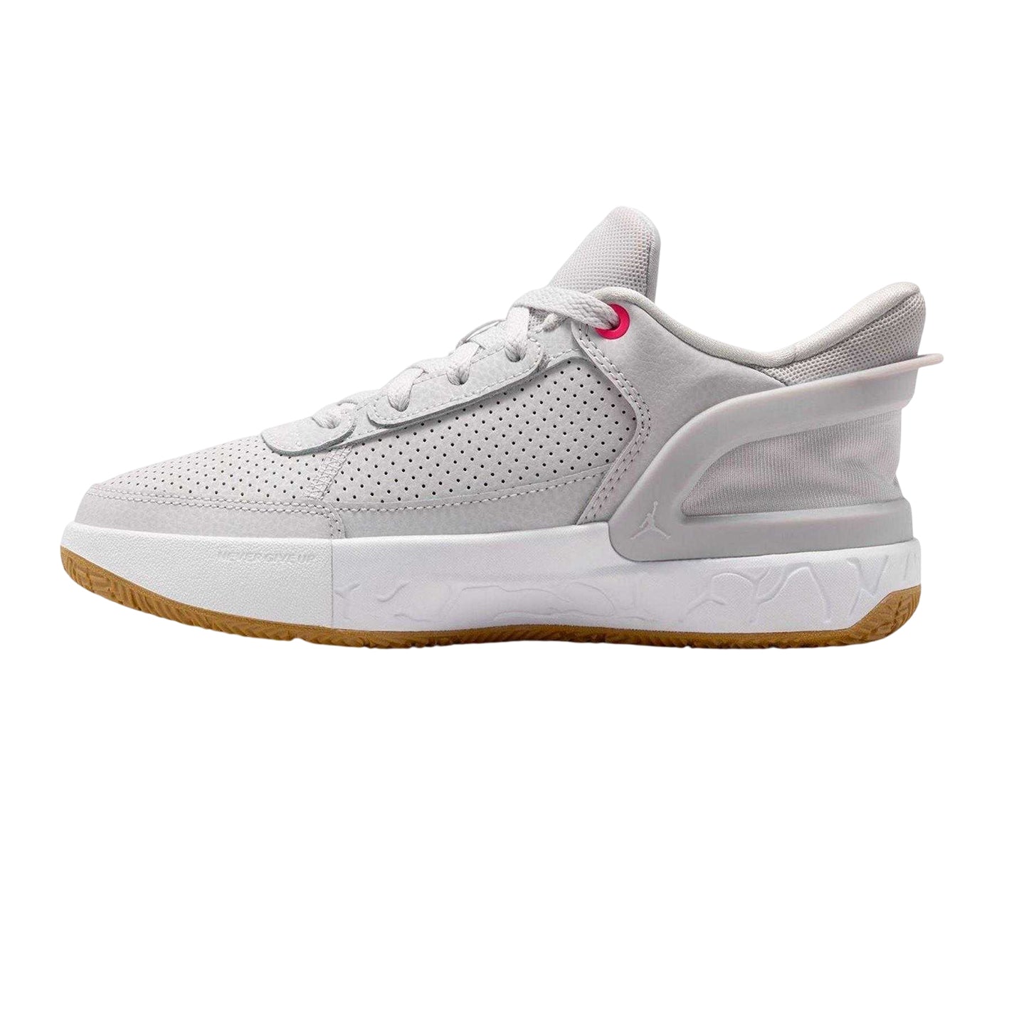 Grey-Pink - Lifestyle - Nike Womens-Ladies Air Jordan Day 1 EO Leather Trainers