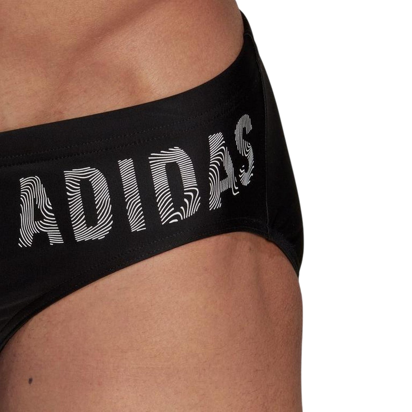 Black - Side - Adidas Mens Regular Swimming Trunks