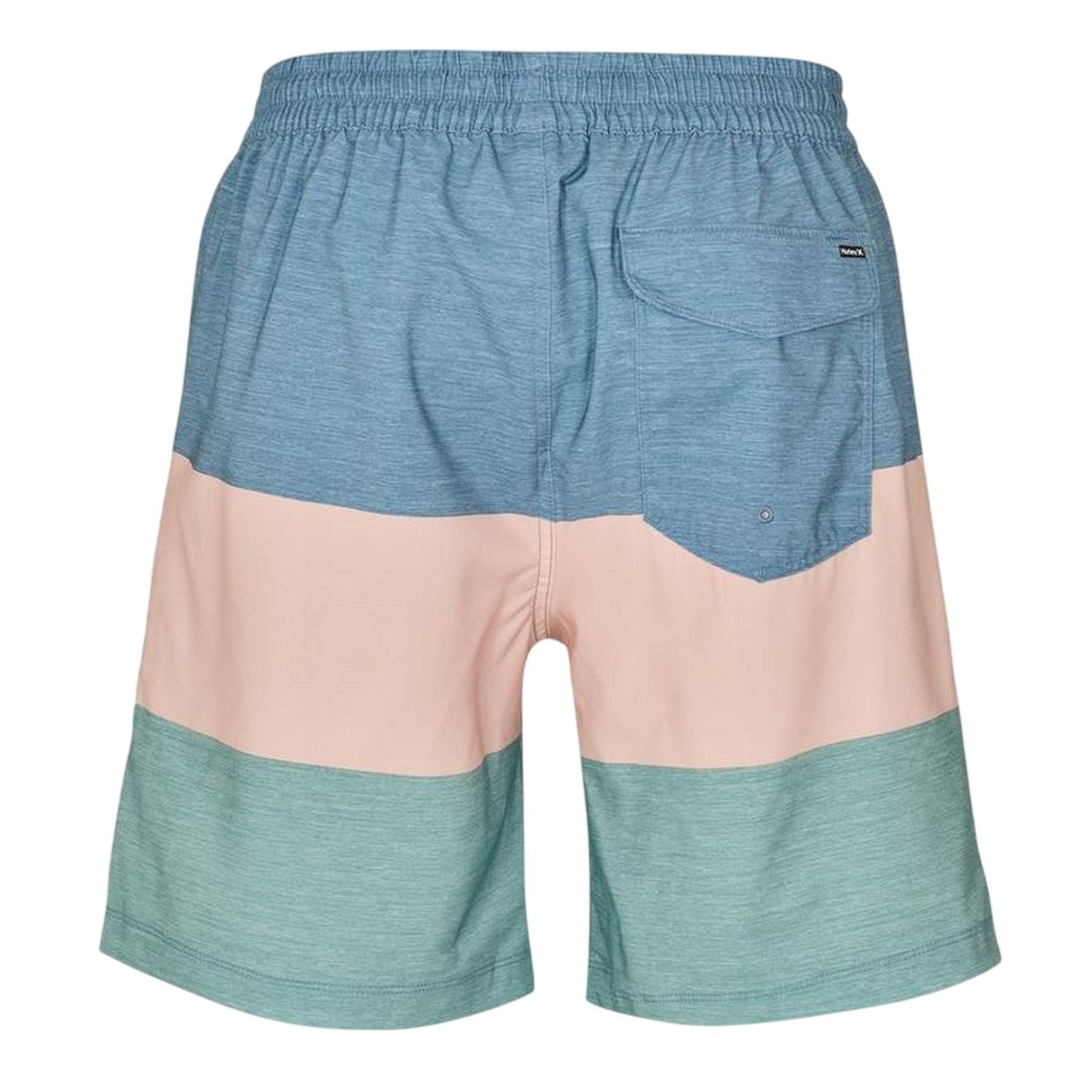 Blue-Peach-Green - Back - Hurley Mens SMU Colour Block Swim Shorts