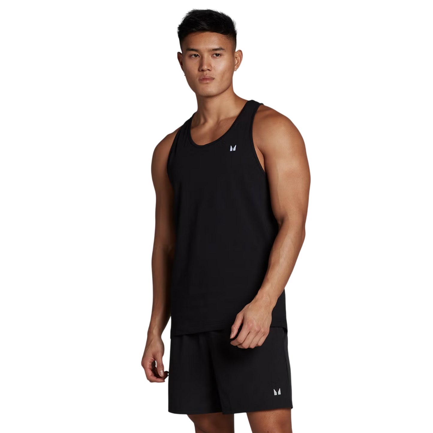 Black - Front - MyProtein Mens Regular Vest Top
